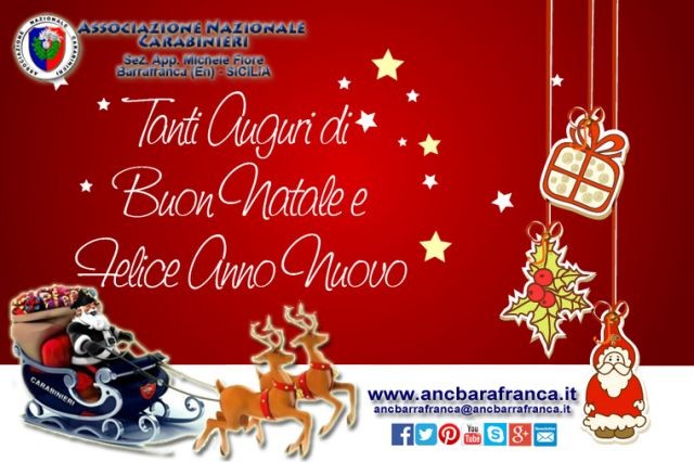 Buon Natale Carabinieri.Anc Barrafranca Associazione Nazionale Carabinieri Barrafranca En Sicilia