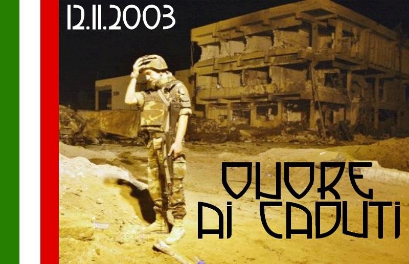 14° anniversario della  strage di Nassiriya 2003-2017