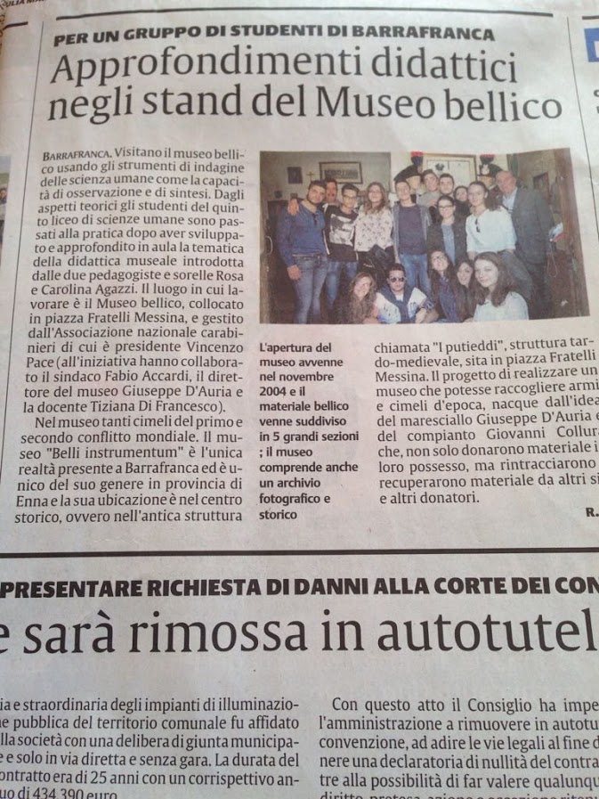 Articolo Giornale